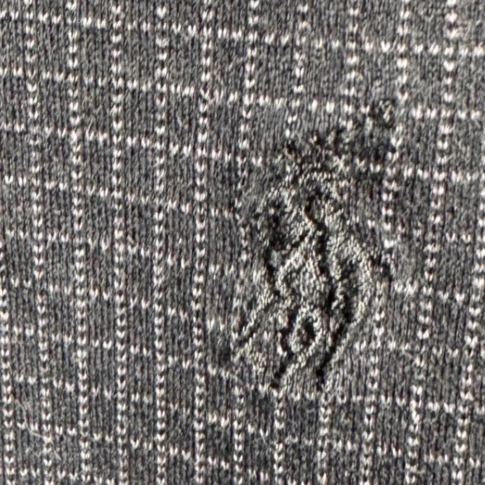 Polo Ralph‎ Lauren Mens XL Long Sleeve Polo Shirt Black Textured Micro Grid Pony